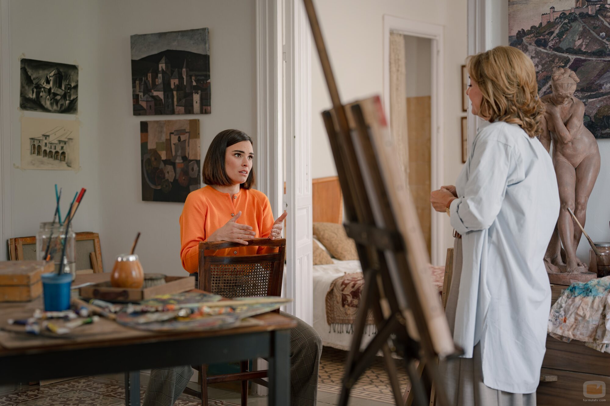 Alba Brunet y Carolina Román en Capítulo 165 titulado 'Lunes 7 de septiembre de 2026' de 'Sueños de libertad'