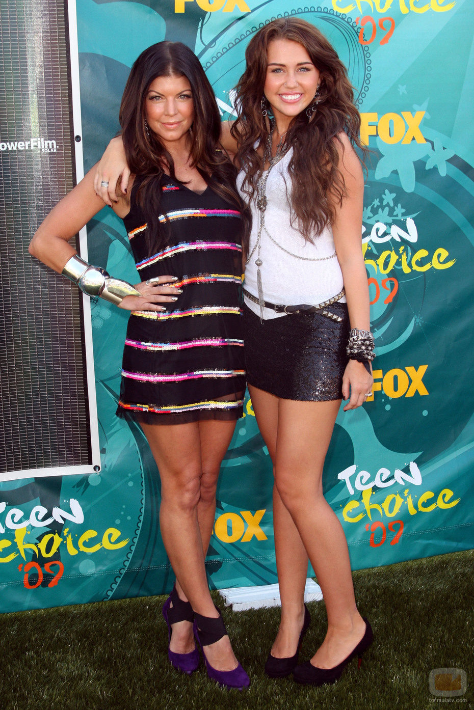 Fergie y Miley Cyrus