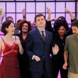 Victoria Luengo y Gonzo junto a Marc Giró en 'Cara al Show'