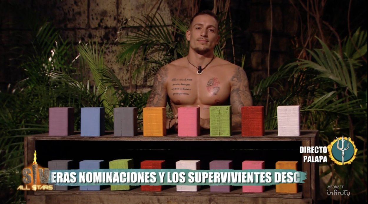 Rubén Torres durante el duelo de capitanes de 'Supervivientes All Stars'
