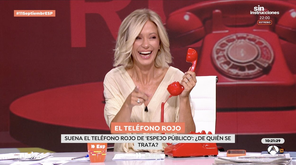 Susanna Griso habla con Albert Rivera en 'Espejo Público'