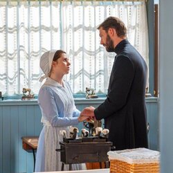 Daniel Schröder y Sara Molina en la temporada 7 y el capítulo 166 de 'La promesa'