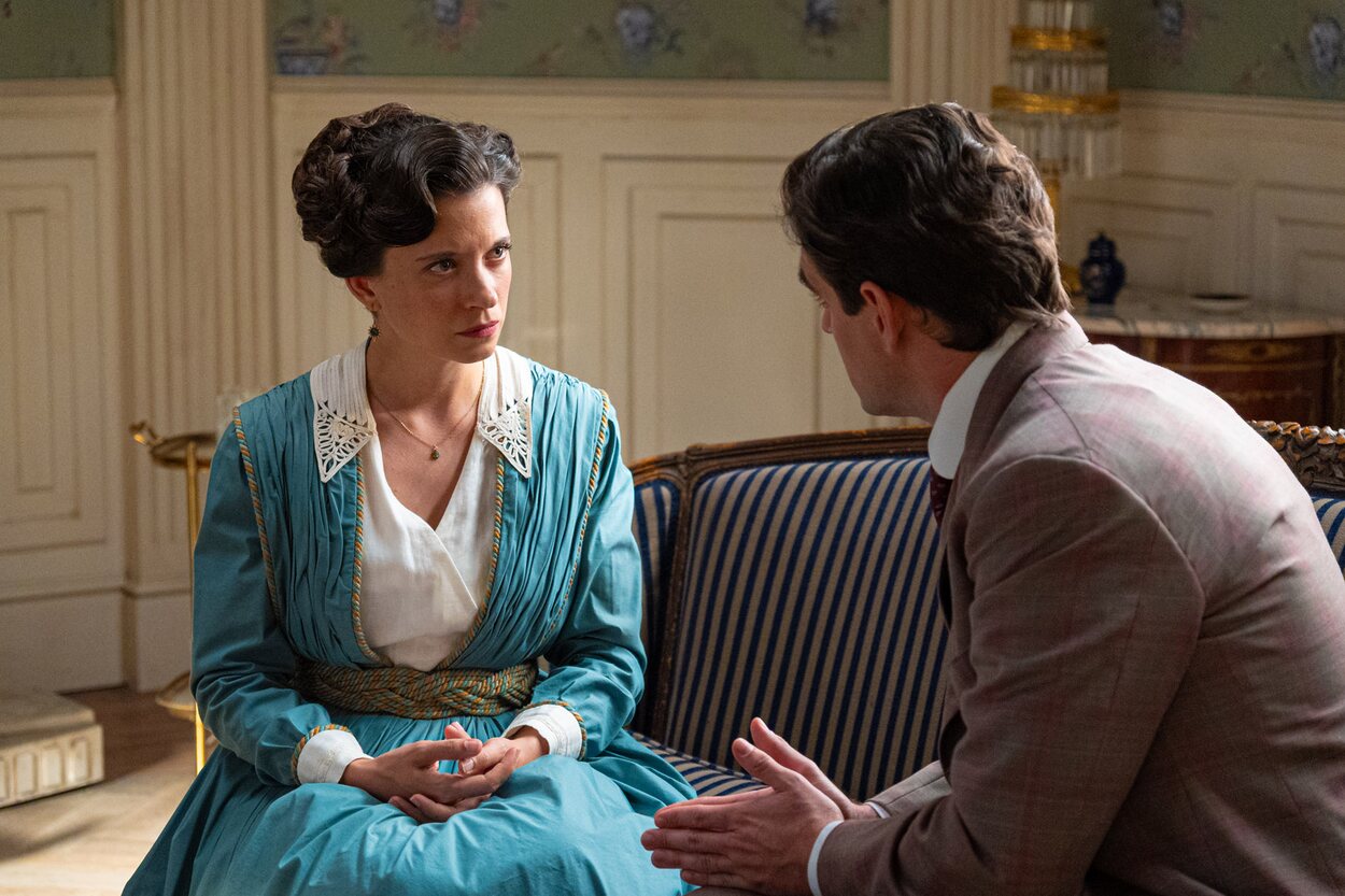 Martina y Jacobo en una escena de 'La promesa'