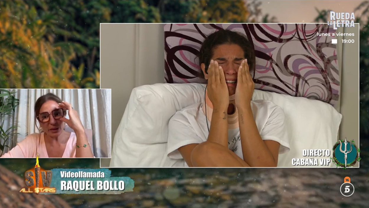 Alma Bollo habla con su madre Raquel Bollo en 'Supervivientes All Stars'