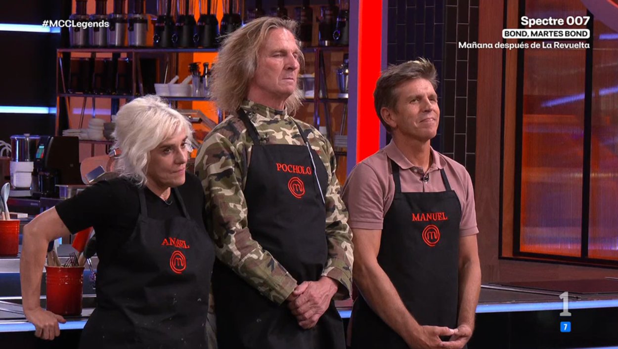 Anabel Alonso, Pocholo y El Cordobés en 'MasterChef Celebrity Legends'