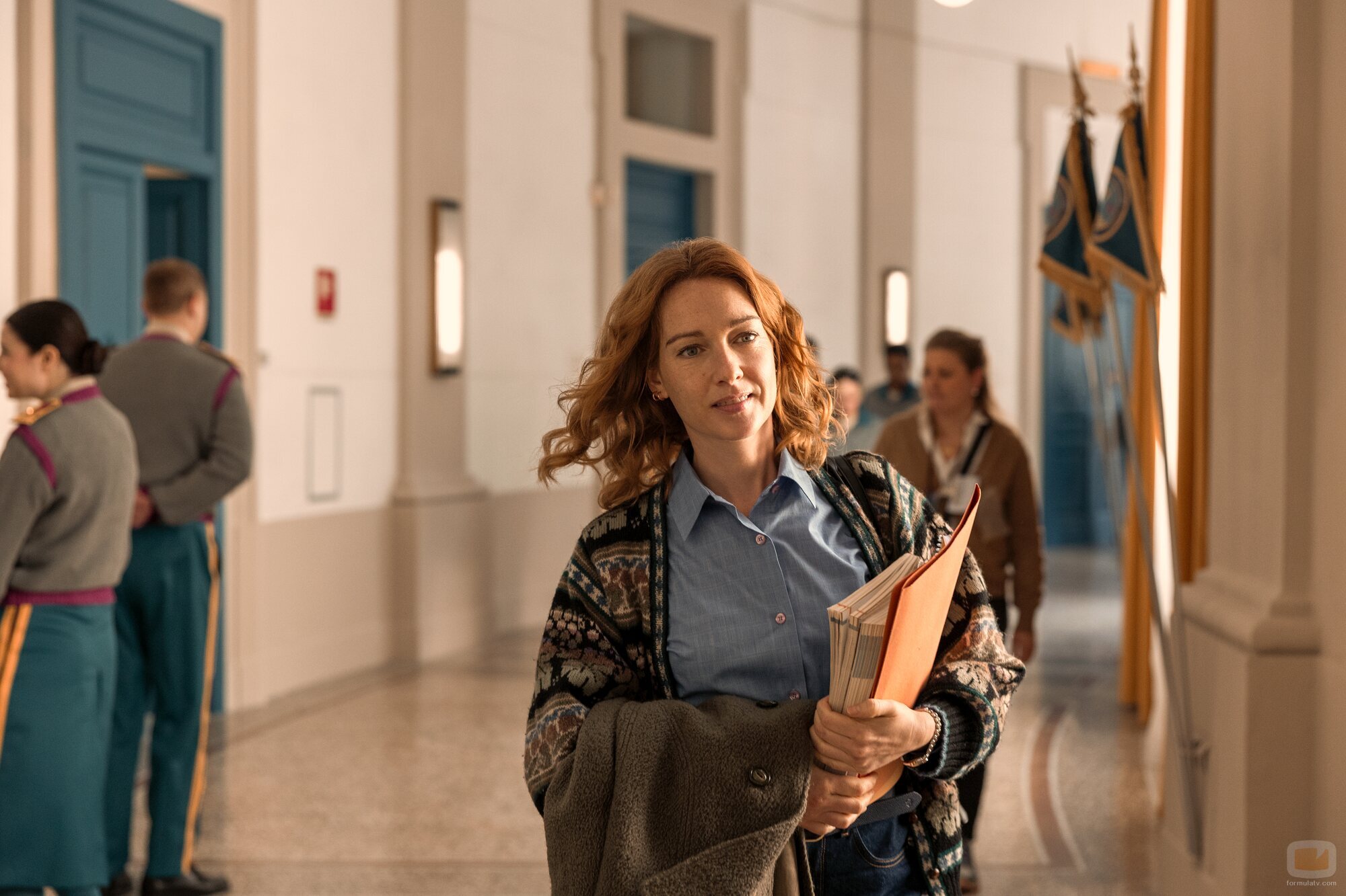 Cristiana Capotondi en el 1x01 de 'Minerva - La scuola'