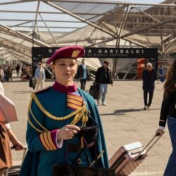 Margherita Buoncristiani y Gaia Garavaglia en 'El permiso' de 'Minerva - La scuola'