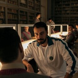 Simone Secce y Michele Rosiello en el 1x05 de 'Minerva - La scuola'