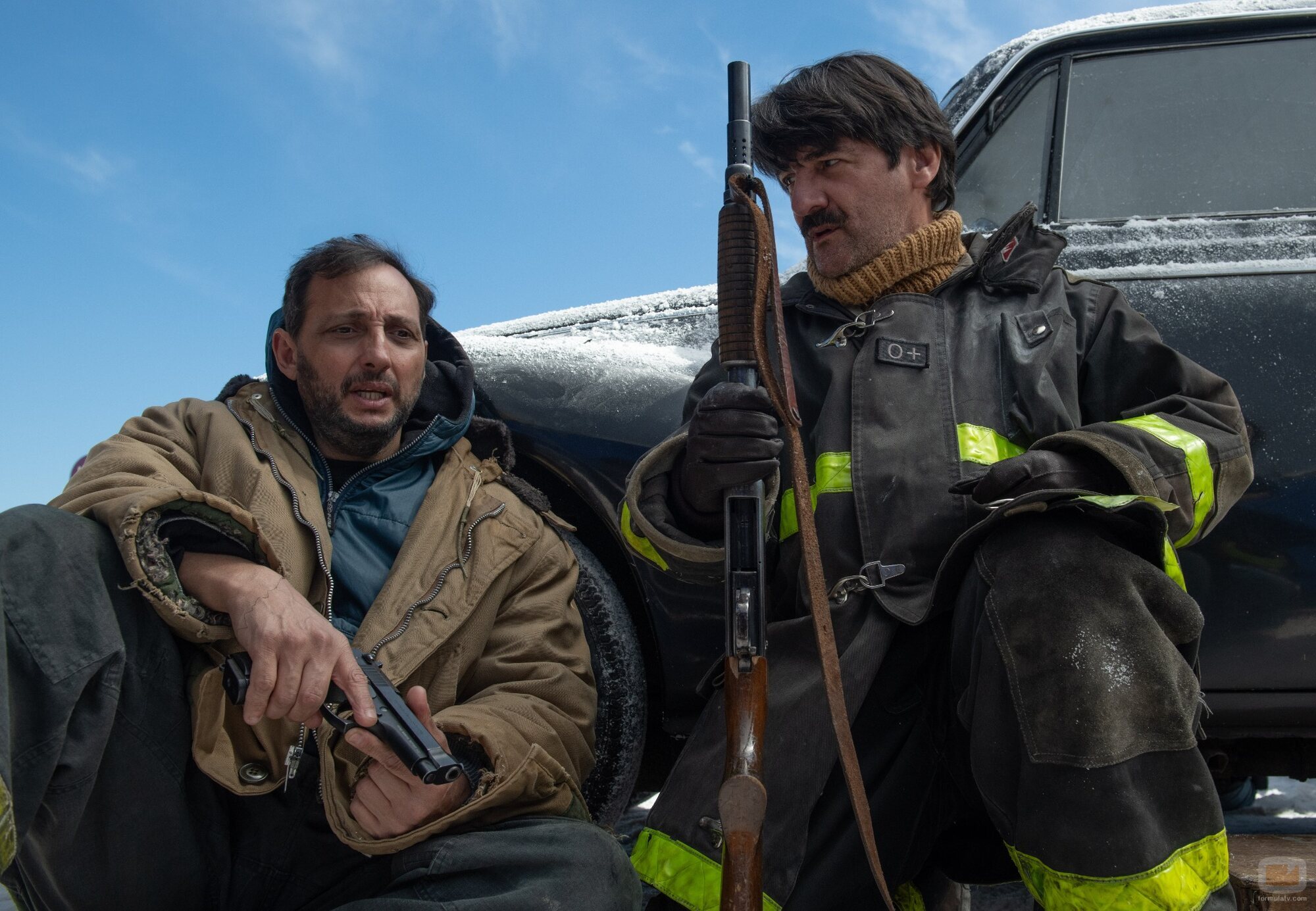 Ariel Staltari y César Troncoso en la temporada 1 y el capítulo 05 de 'El Eternauta'