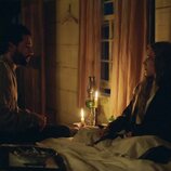 Florence Pugh y Christopher Abbott en el 1x02 de 'Al este del Edén'