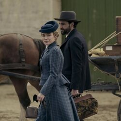 Christopher Abbott y Florence Pugh en el 1x03 de 'East of Eden'