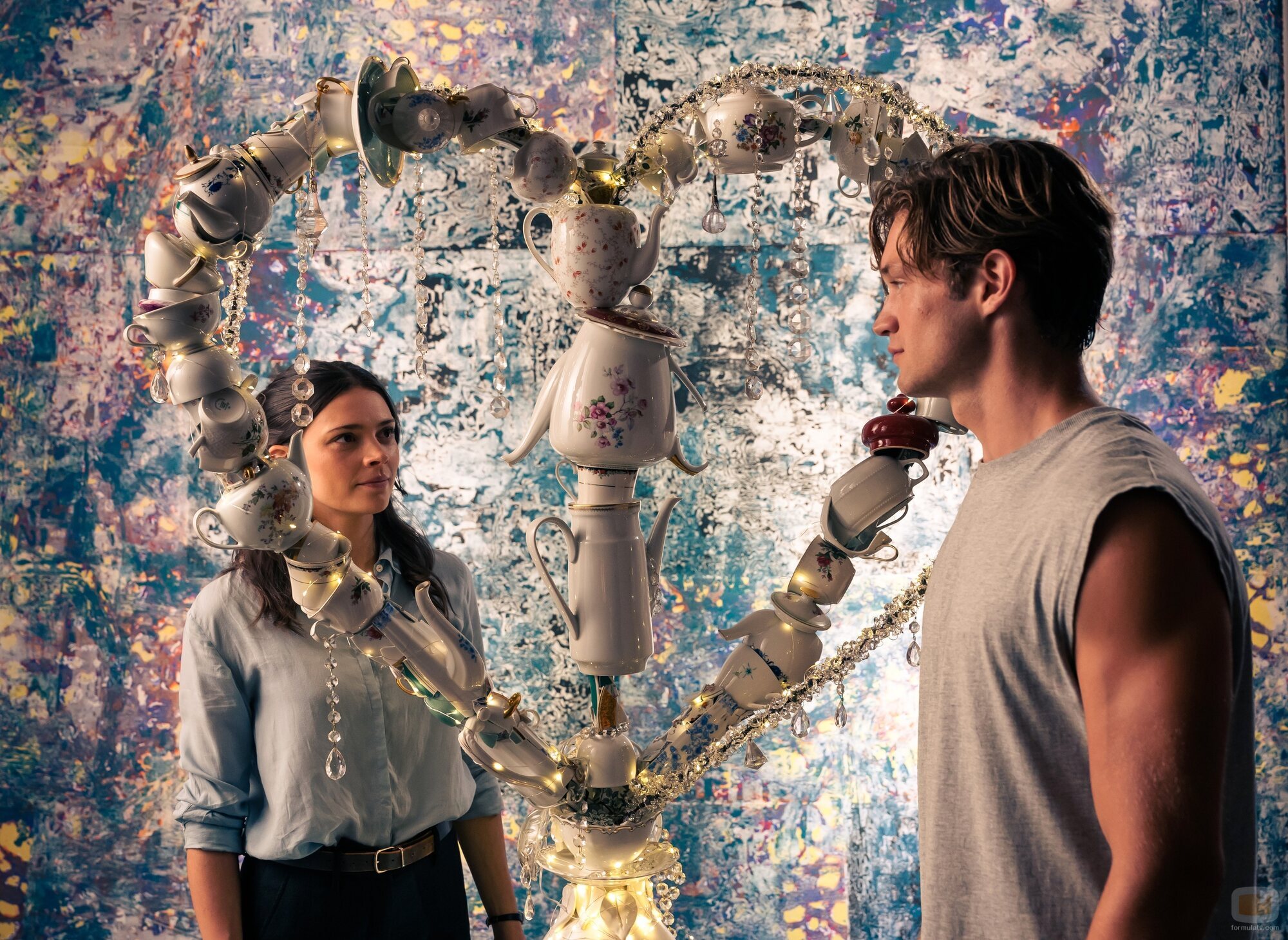 Harriet Herbig-Matten y Damian Hardung en la temporada 2 y el capítulo 03 de 'Maxton Hall: Un mundo entre nosotros'