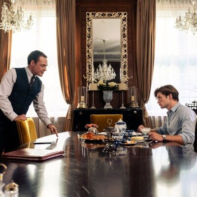 Fedja van Huêt y Damian Hardung en la temporada 2 y el capítulo 04 de 'Maxton Hall: Un mundo entre nosotros'