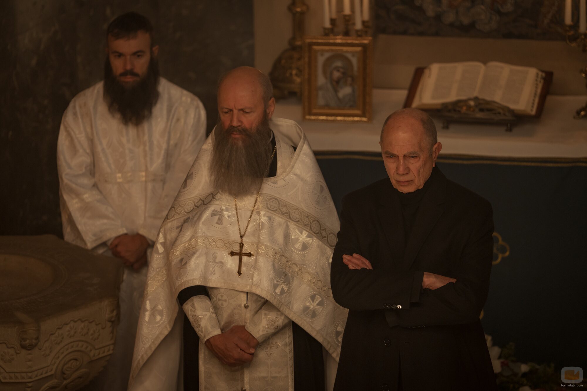 Féodor Atkine en 2x02 titulado 'Un funeral' de 'Reina Roja'
