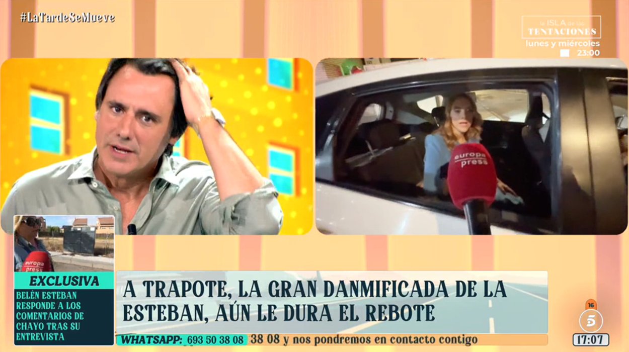 Beatriz Trapote en su salida de Mediaset tras '¡De viernes!'