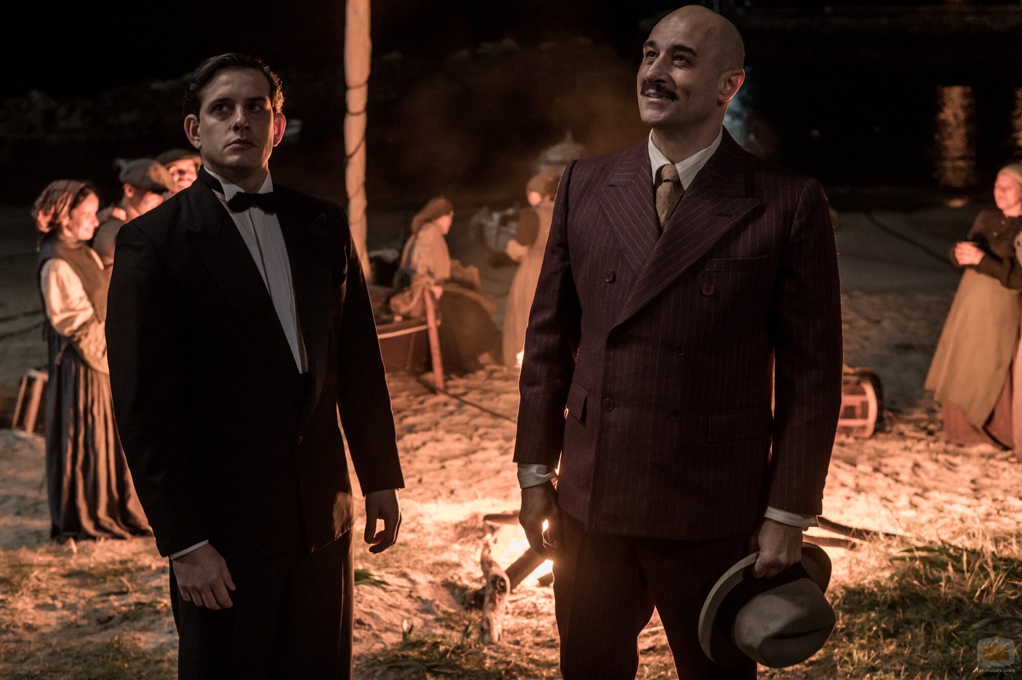 Álex Villazán y Alain Hernández en 1x05 'El amor de Jaime' de 'Las hijas de la criada'