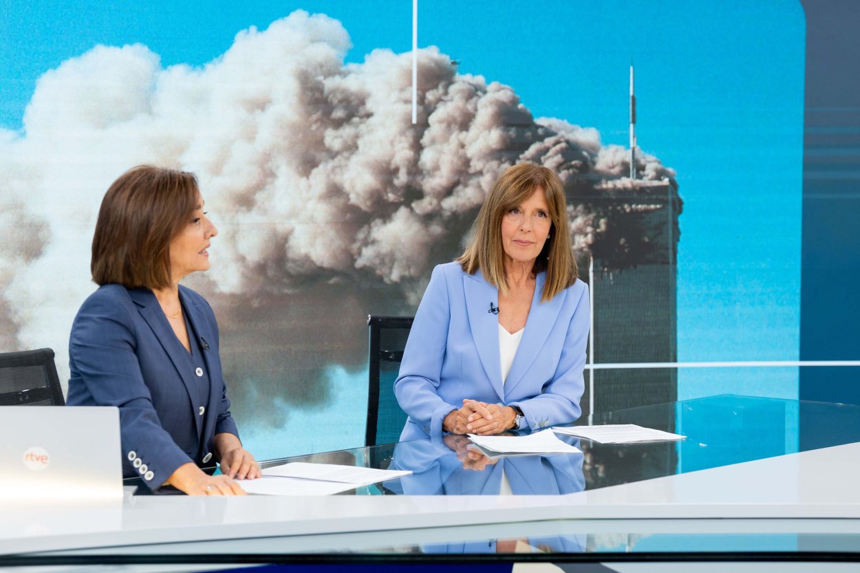 Pepa Bueno y Ana Blanco en el especial 70 aniversario de TVE
