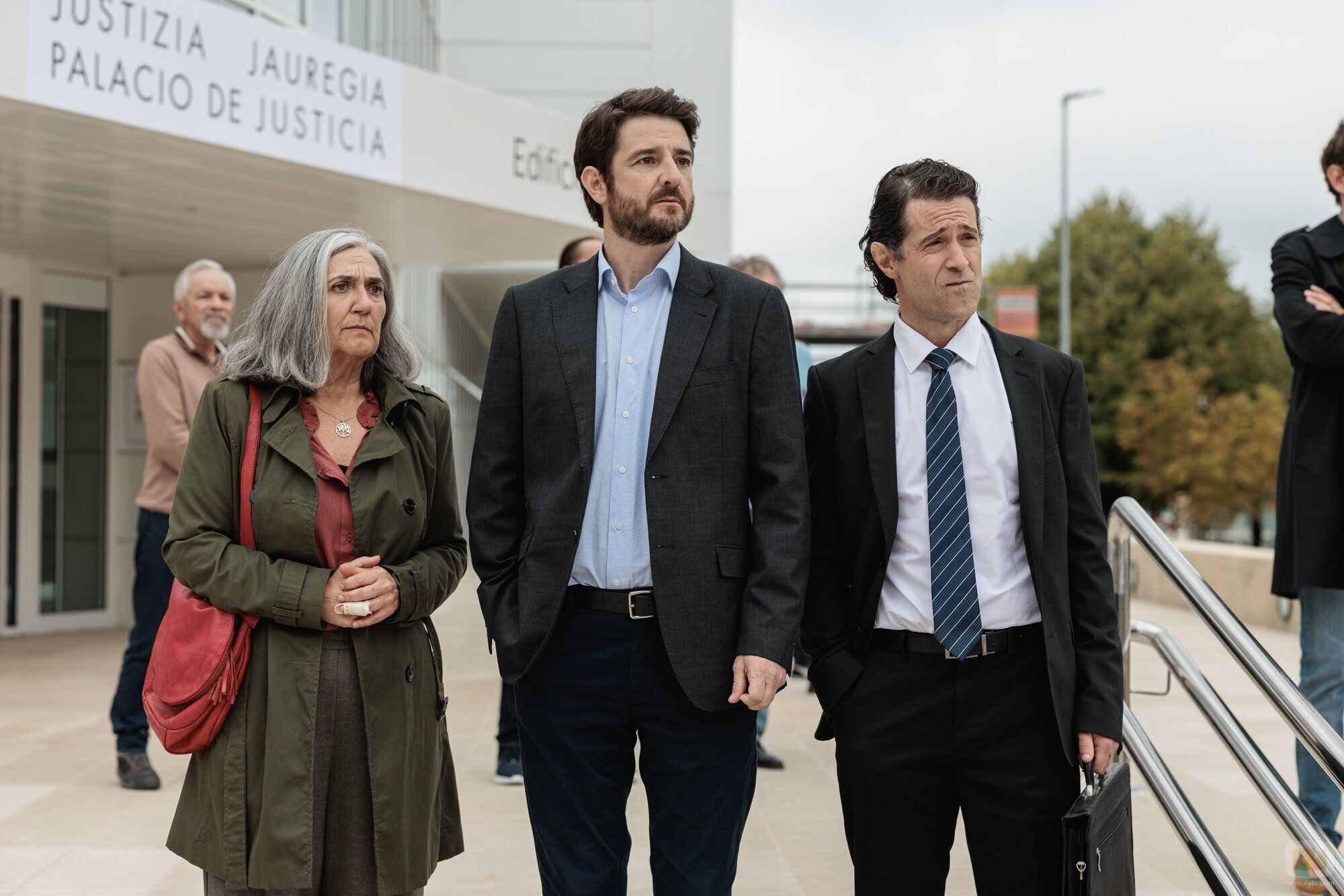 Gorka Otxoa y Ane Gabarain en Promocional de la segunda temporada de 'Desaparecido'
