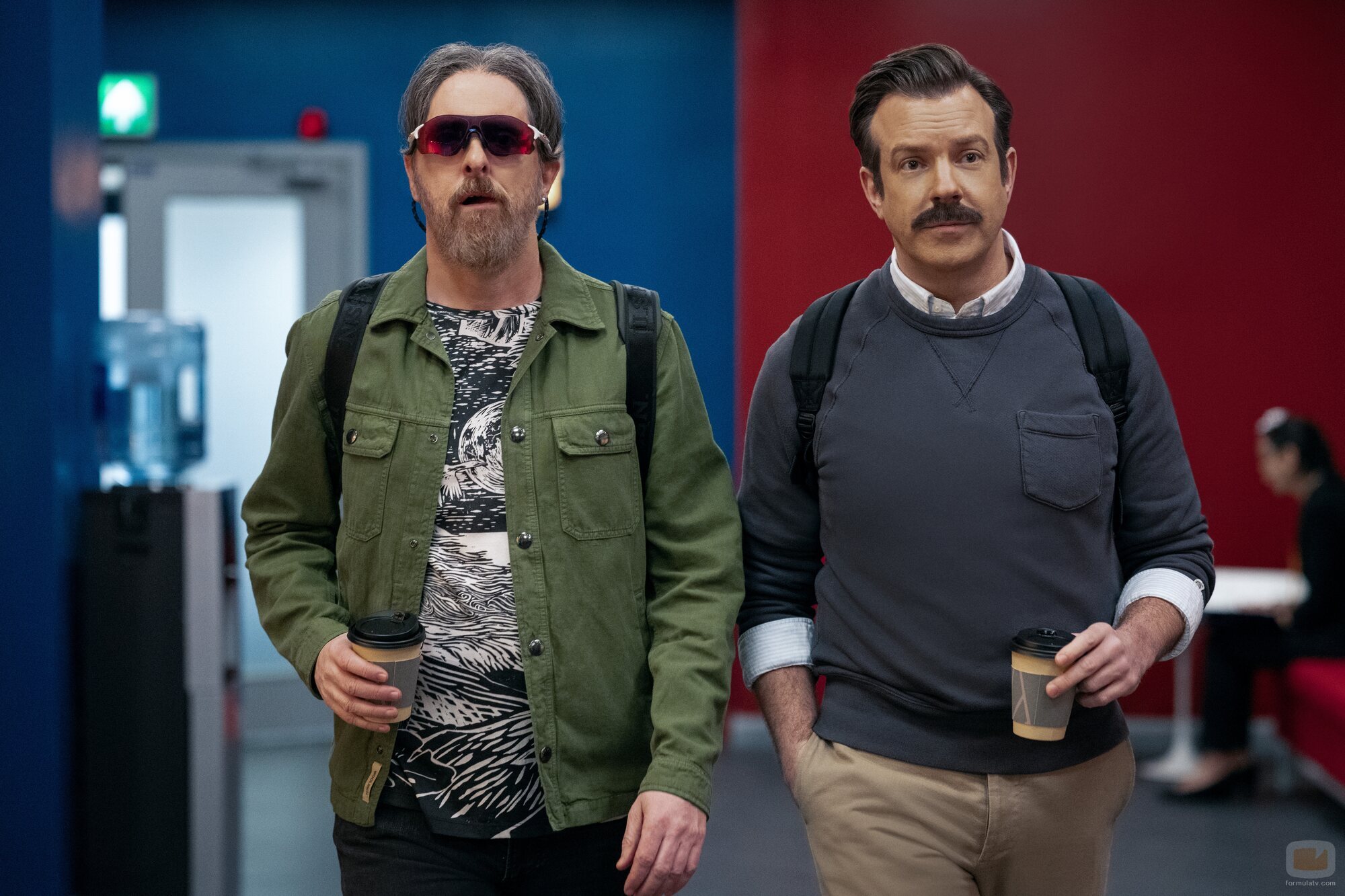 Jason Sudeikis y Brendan Hunt en 4x10 titulado 'Vivir la vida' de 'Ted Lasso'