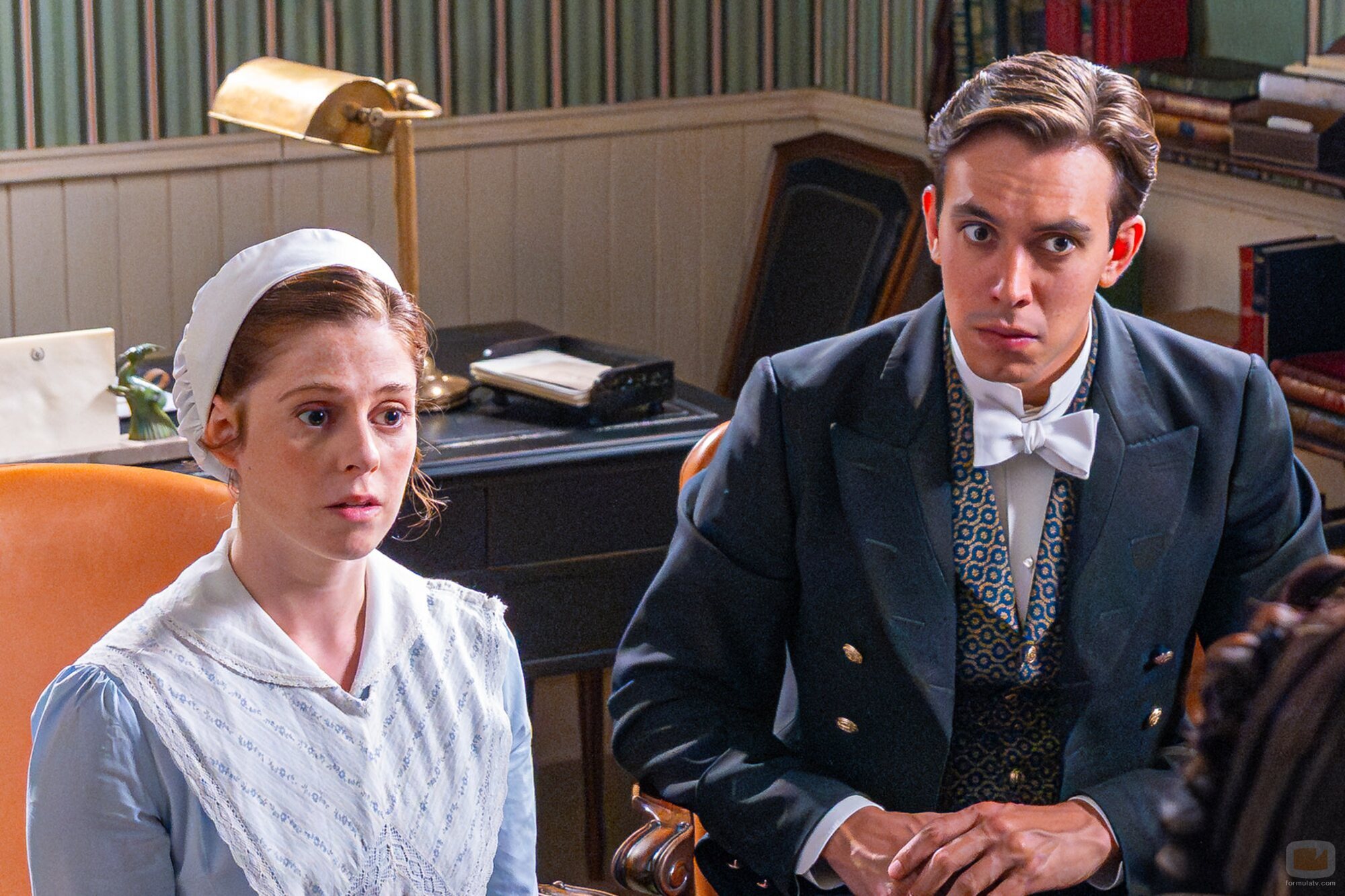 Sara Molina y Jose Miguel Blanco en el 7x186 de 'La promesa'