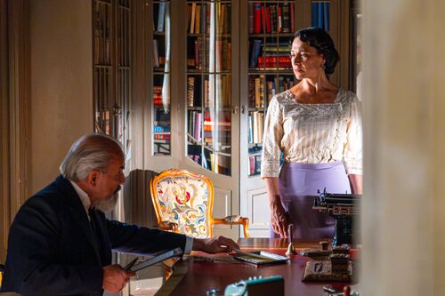Isabel Serrano y Javier Lago en la temporada 7 y el capítulo 188 de 'La promesa'