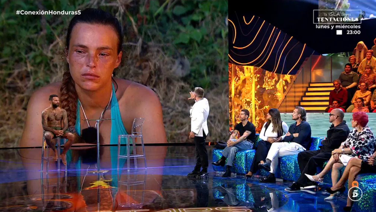 Momento de la conexión con Marta Peñate en 'Supervivientes All Stars'