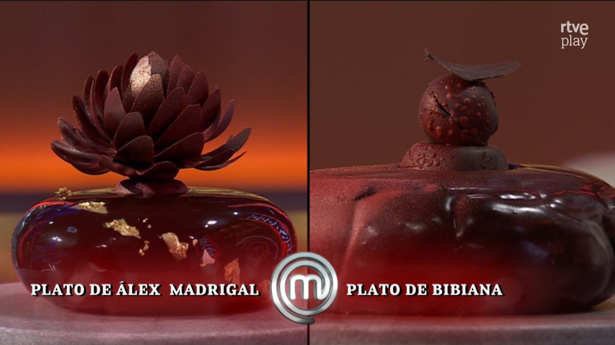 Comparación del plato de Bibiana Fernández con el que tenían que reconstruir en 'MasterChef Celebrity Legends'