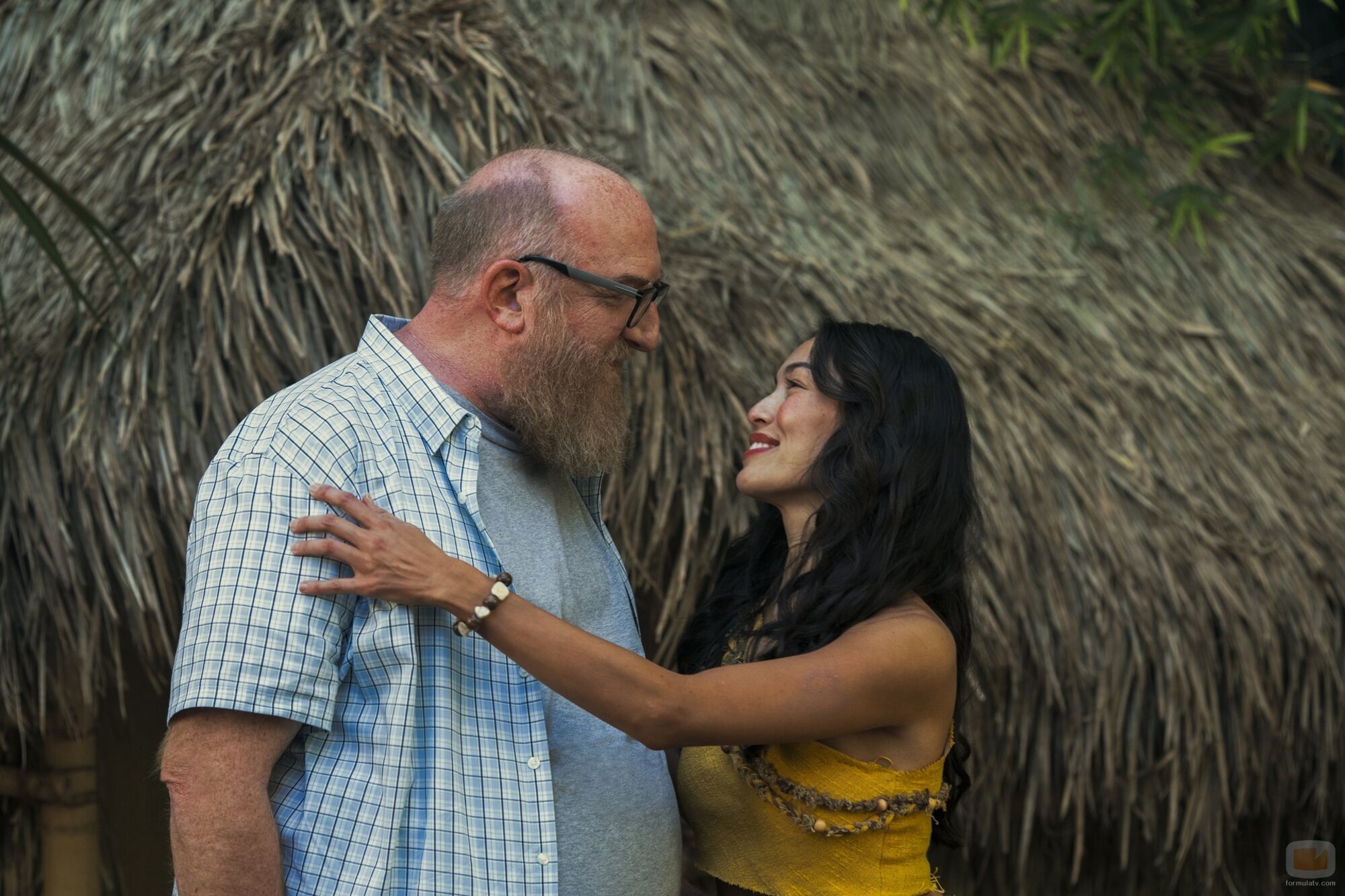 Brian Posehn y Rachelle Goulding en 'Espóiler: Bert se Casa' de 'Stuart Fails to Save the Universe'
