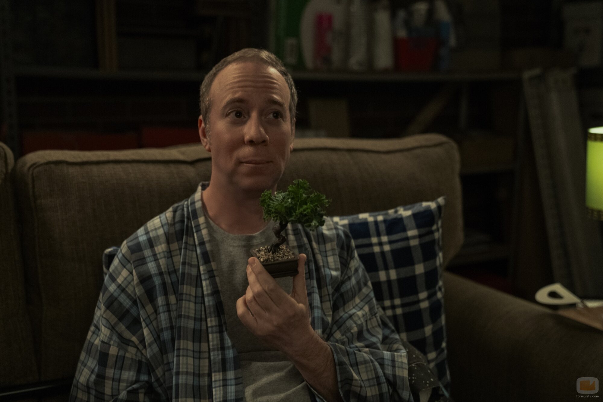 Kevin Sussman en 'Espóiler: El Maíz es Delicioso' de 'Stuart Fails to Save the Universe'