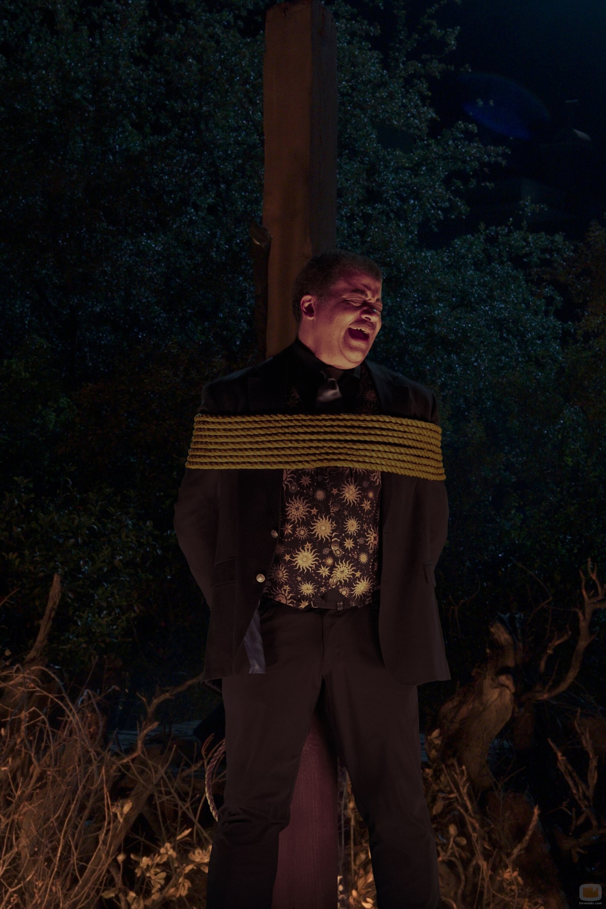 Neil deGrasse Tyson en el 1x07 de 'Stuart no consigue salvar el universo'