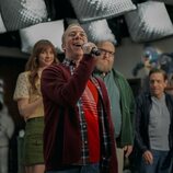 Escena de 1x10 'Espóiler: Grabado frente a una audiencia en el estudio' de 'Stuart no consigue salvar el universo'