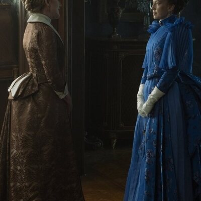 Carrie Coon en 'Lo dicen los periódicos' de 'The Gilded Age'
