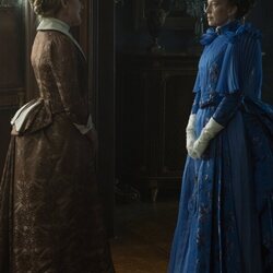 Carrie Coon en 'Lo dicen los periódicos' de 'The Gilded Age'