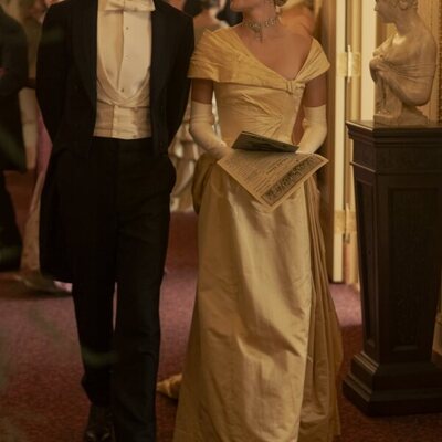 Harry Richardson y Louisa Jacobson en el 3x03 de 'The Gilded Age'