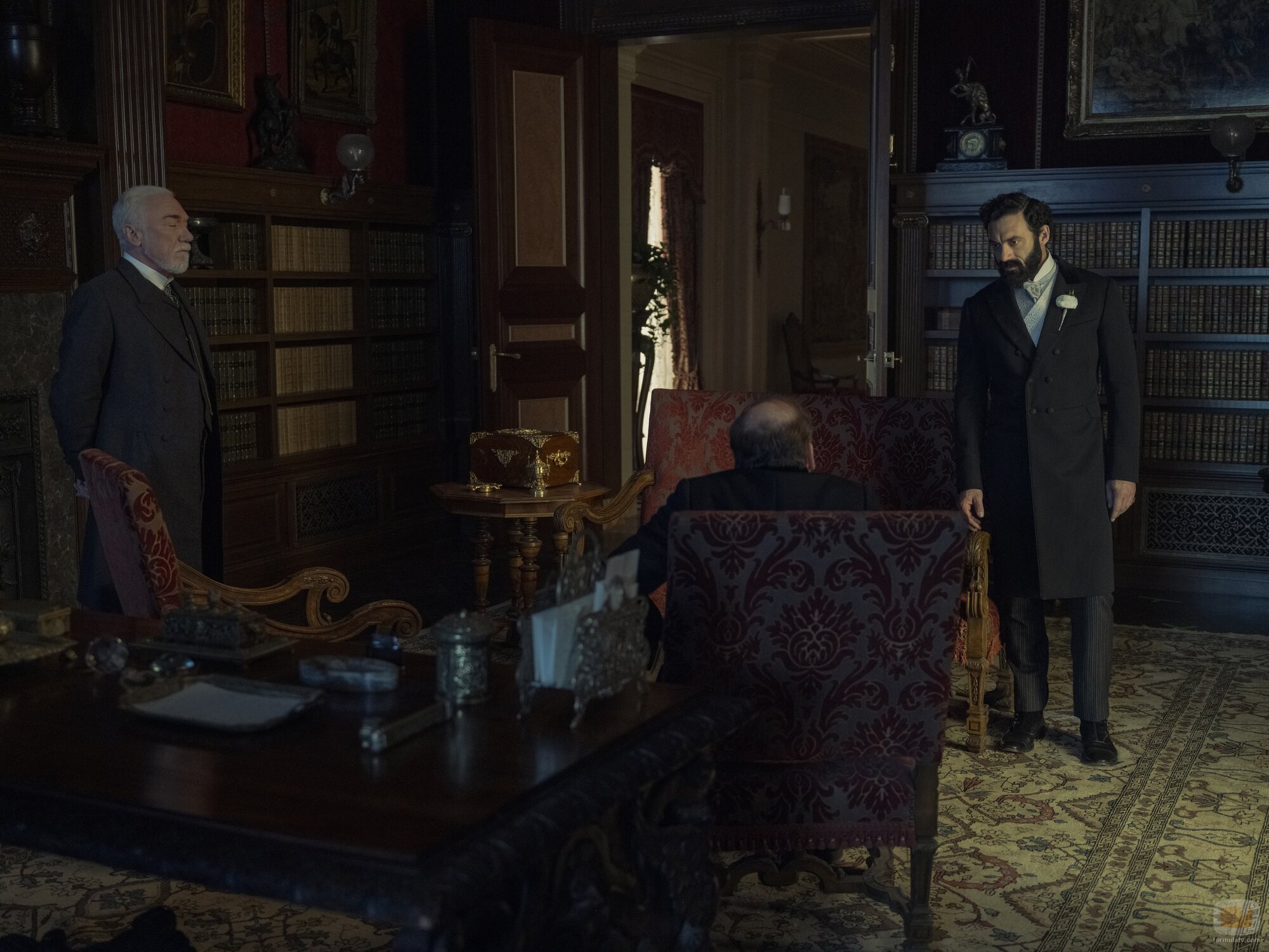 Morgan Spector y Patrick Page en 'El matrimonio es una apuesta' de 'La edad dorada'