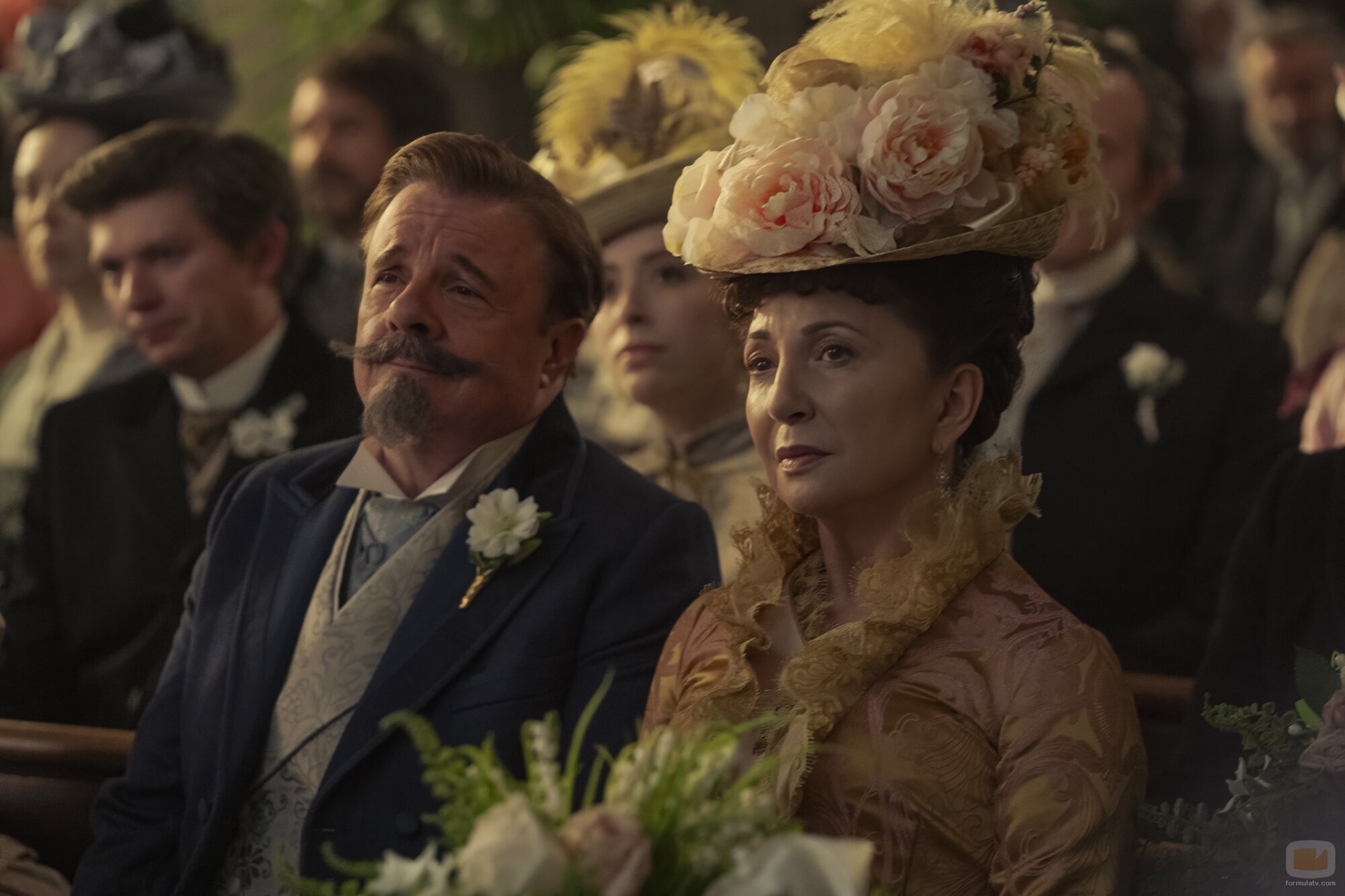 Donna Murphy y Nathan Lane en el 3x04 de 'The Gilded Age'