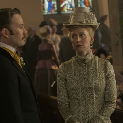 Hattie Morahan y Ben Lamb en la temporada 3 y el capítulo 04 de 'La edad dorada'