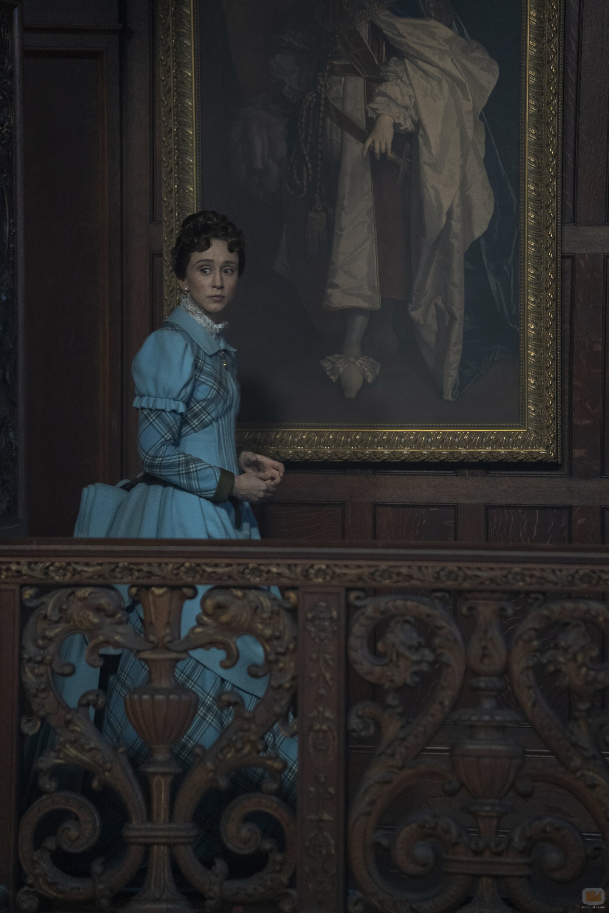 Fotograma de Taissa Farmiga en 3x05 titulado 'Un mundo distinto' de 'La edad dorada'