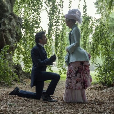 Harry Richardson y Louisa Jacobson en el 3x05 de 'La edad dorada'