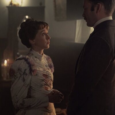 Taissa Farmiga y Ben Lamb en el 3x07 de 'The Gilded Age'