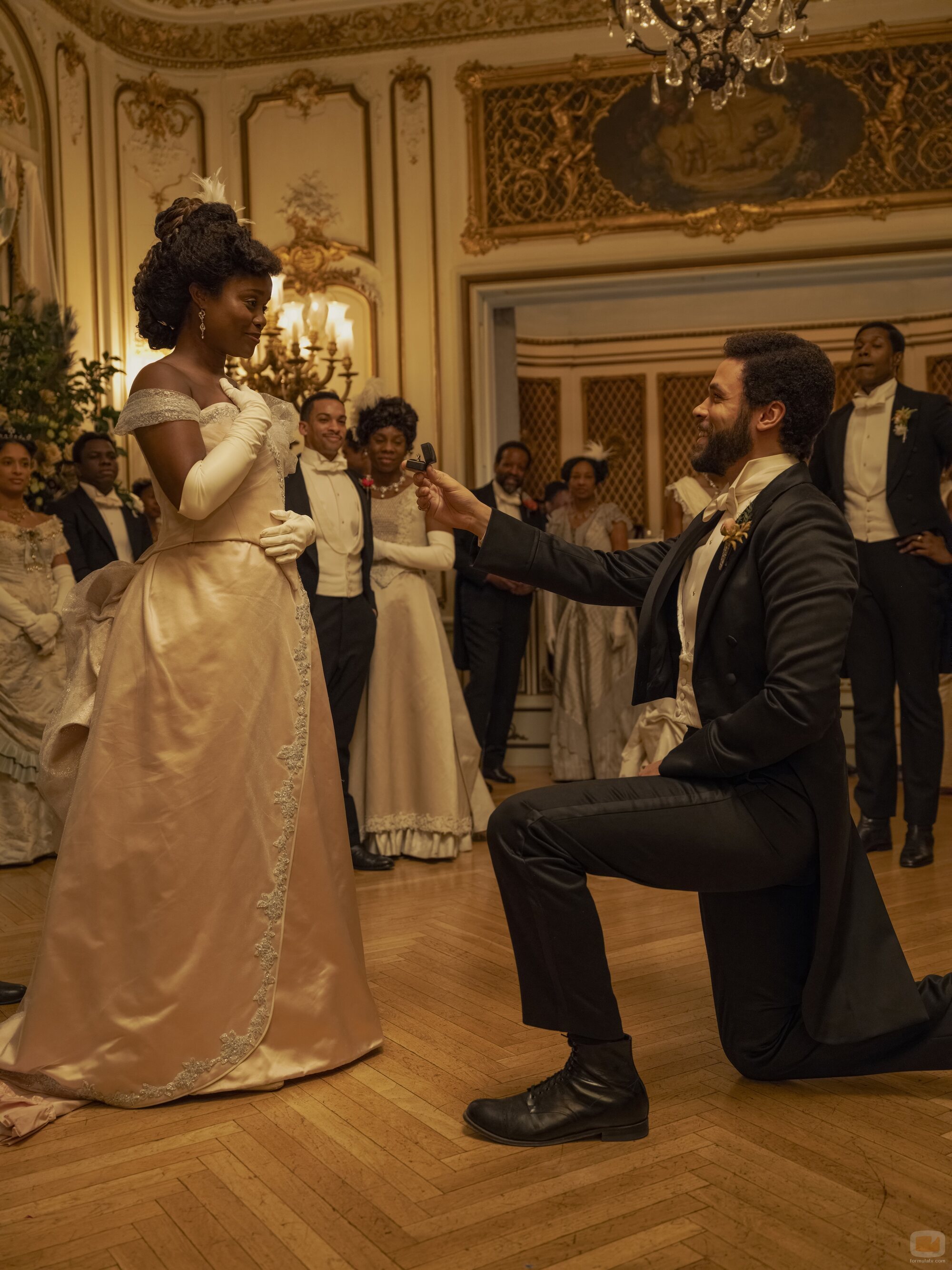 Fotograma de Denée Benton y Jordan Donica en 3x08 'He tomado una decisión' de 'La edad dorada'