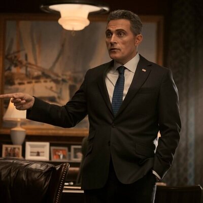 Rufus Sewell en la temporada 4 y el capítulo 05 de 'La diplomática'