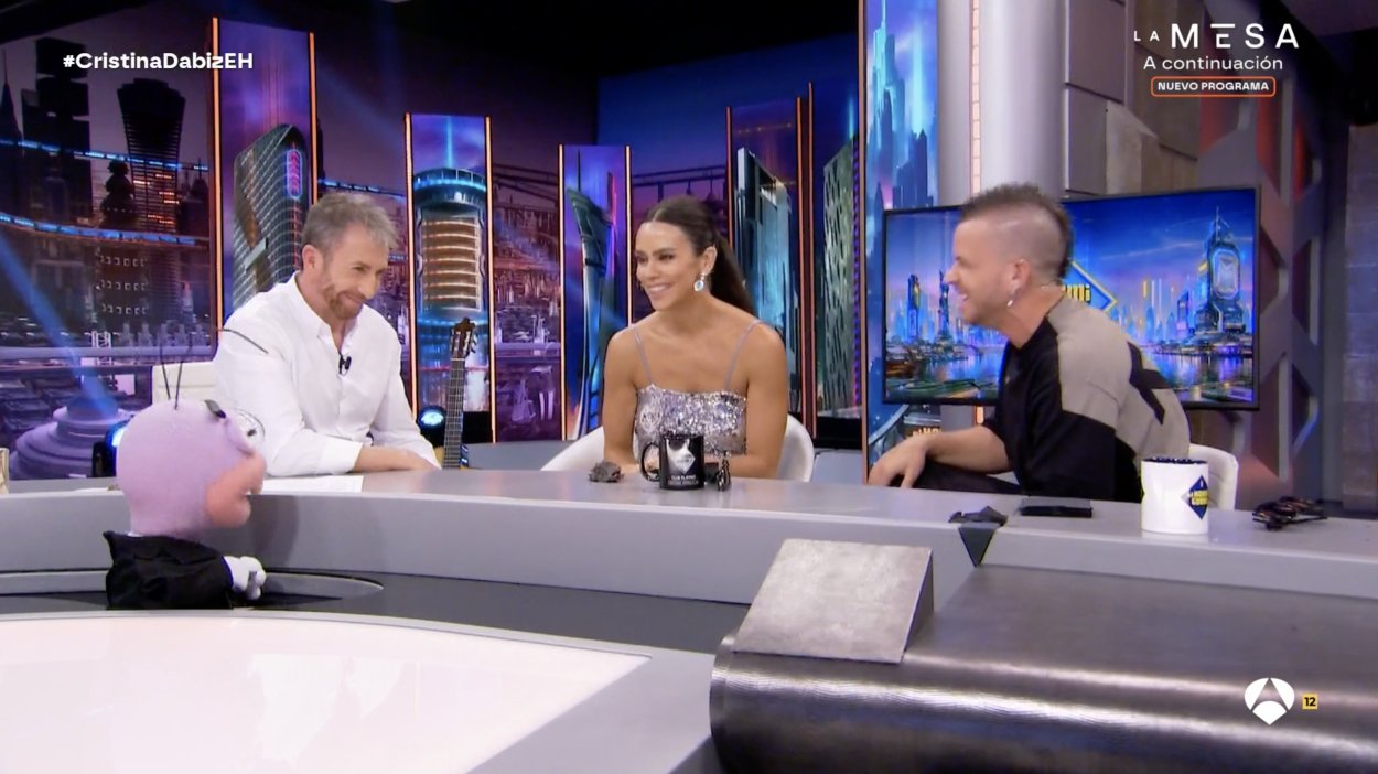 Pablo Motos, Cristina Pedroche y Dabiz Muñoz en 'El hormiguero'