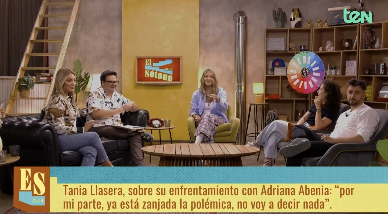 Alba Carrillo durante su último programa de 'El sótano club'