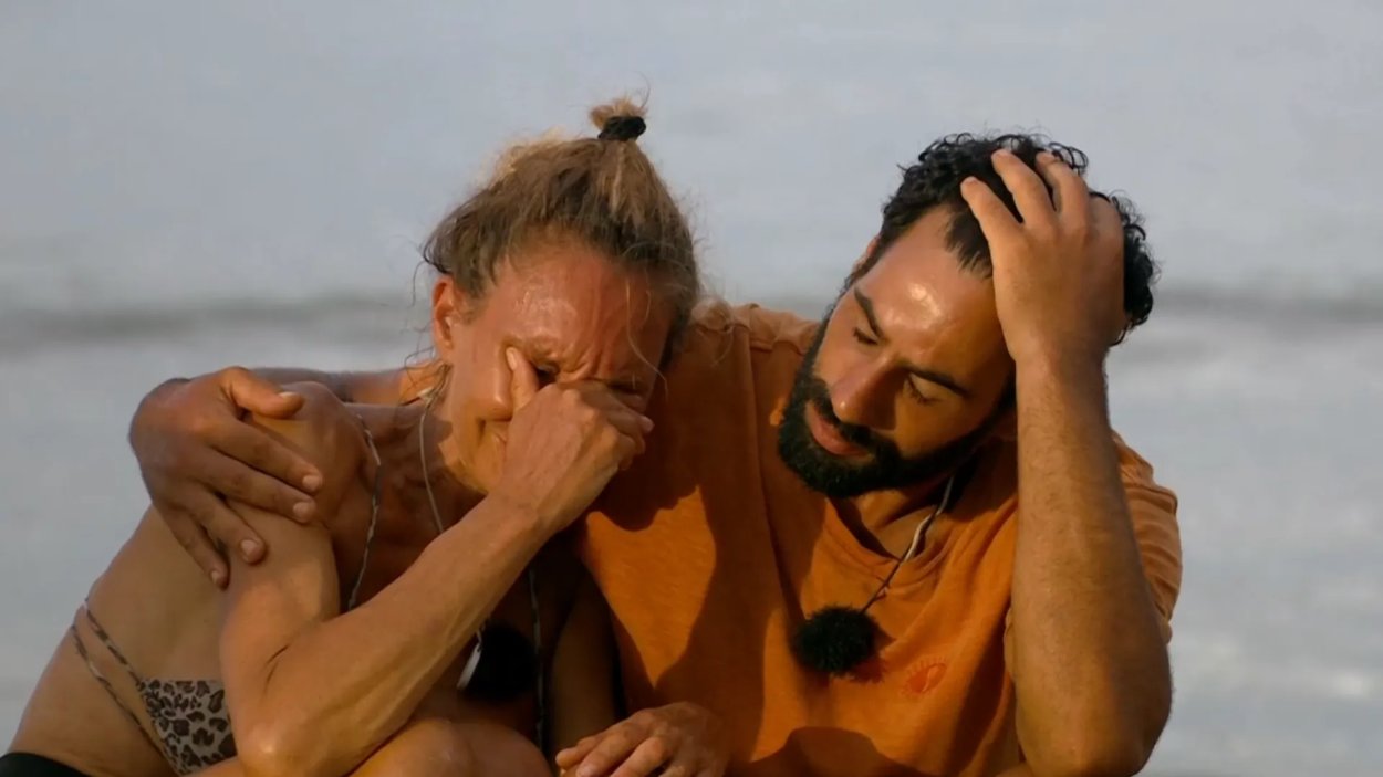 Asraf Beno y Yola Berrocal lloran en 'Supervivientes All Stars'