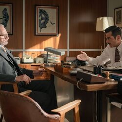 Nancho Novo y José Milán en la temporada 3 y el capítulo 195 de 'Sueños de libertad'