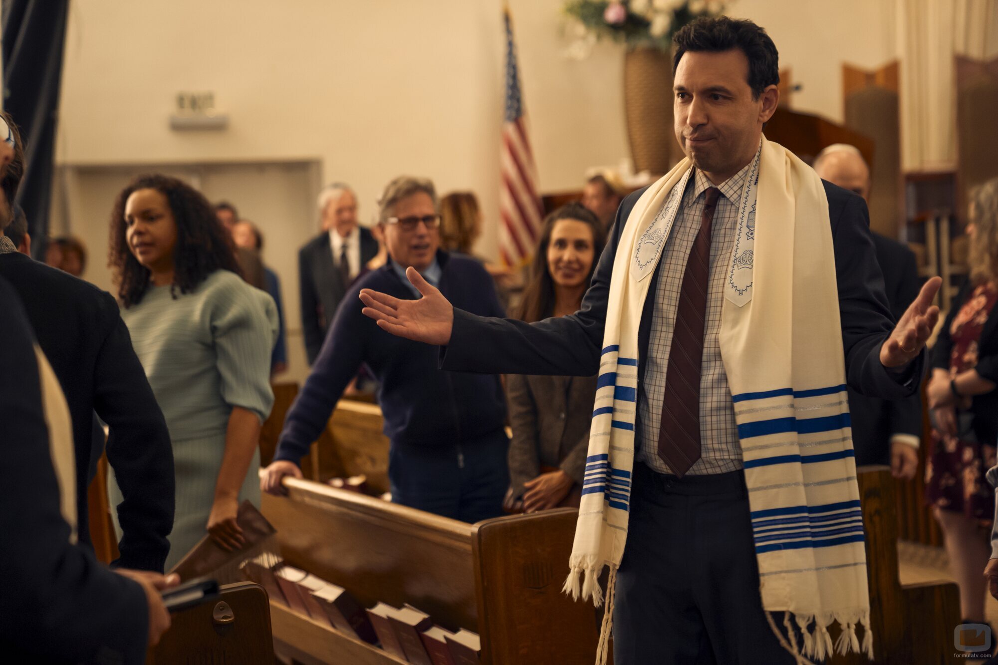 Alex Karpovsky en 'Papaíto ha vuelto' de 'Nobody Wants This'