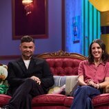 Gabriel Rufián e Irene Montero, sonrientes en 'La revuelta'