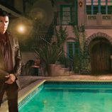 Stephanie Jacobsen y Shaun Sipos en su serie