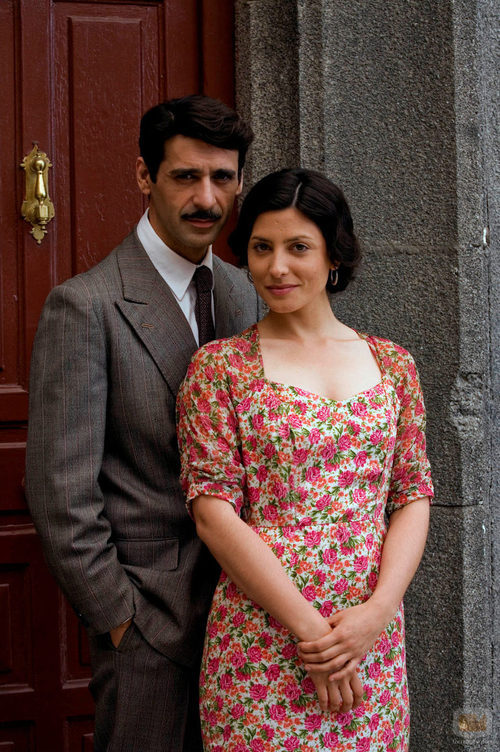 Nacho Fresneda y Bárbara Lennie